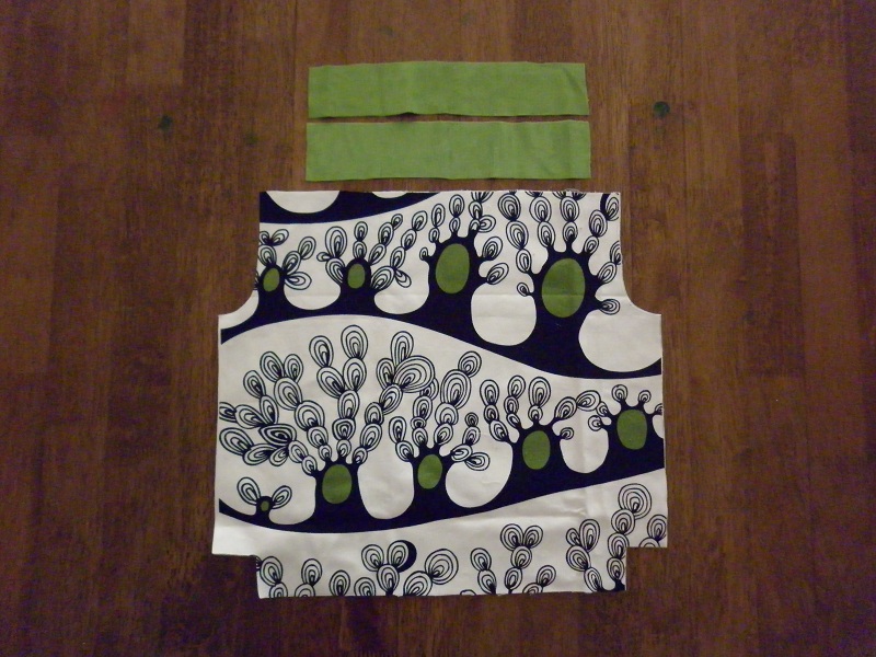 Next sew both sides of bag and bottom, leaving the cut out squares at ...