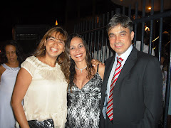 Meus amados COMPADRES, meu mano CZ e minha querida ADRIA já com nossa querida Maria Luiza.