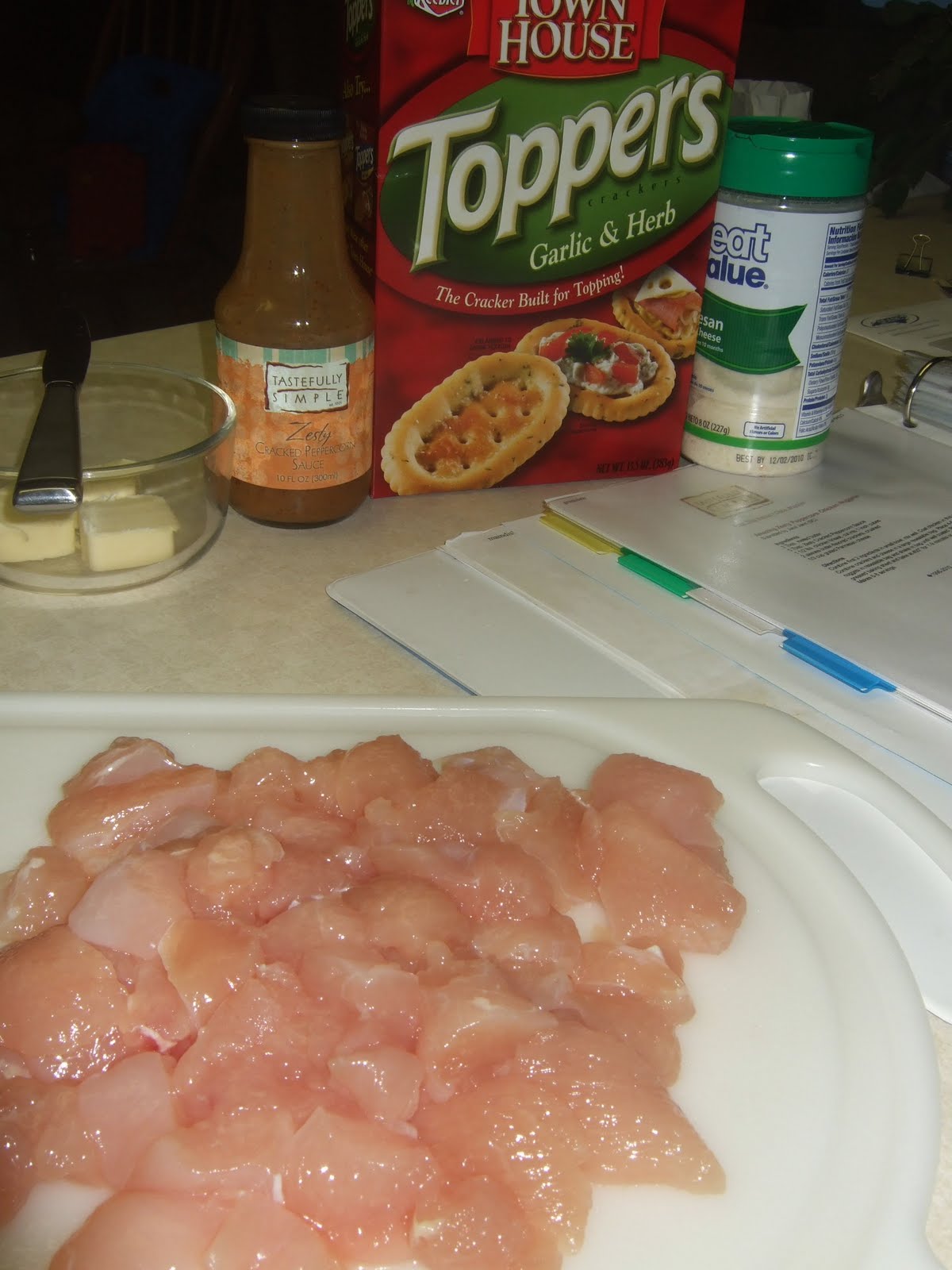 A Little Bit of Everything! Zesty Cracked Peppercorn Chicken