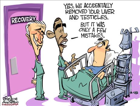 Step by step political cartoon meaning image