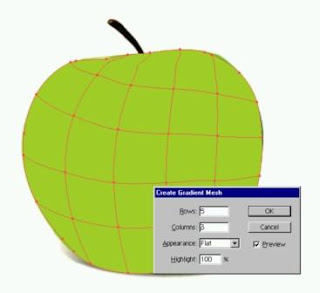 tutorial gradient mesh pada adobe illustrator