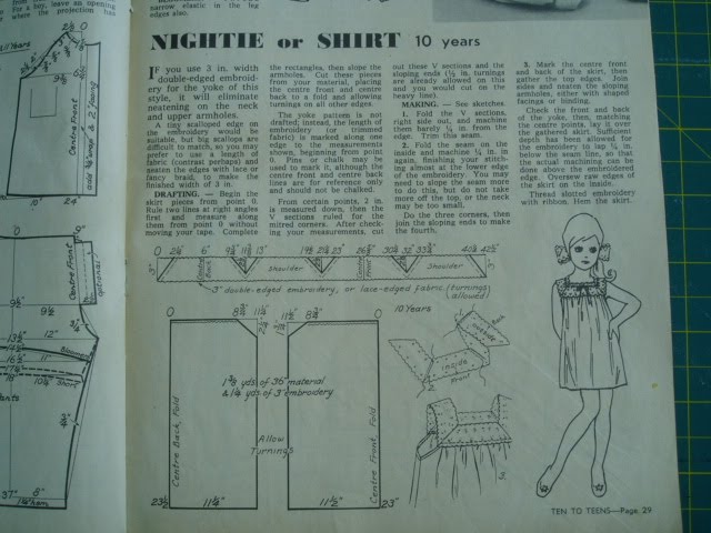 Nightdress Pattern
