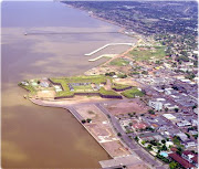 vista aerea de macapá.