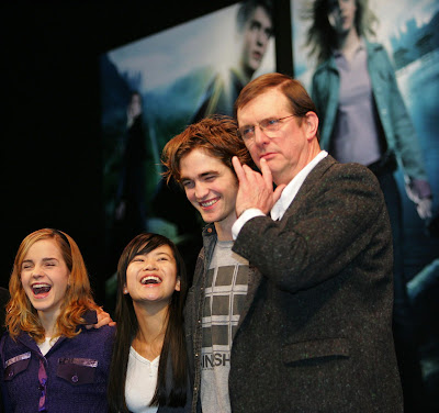  from left, Emma Watson, Katie Leung and Robert Pattinson, 