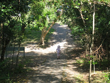 Marie doin' some bushwalking