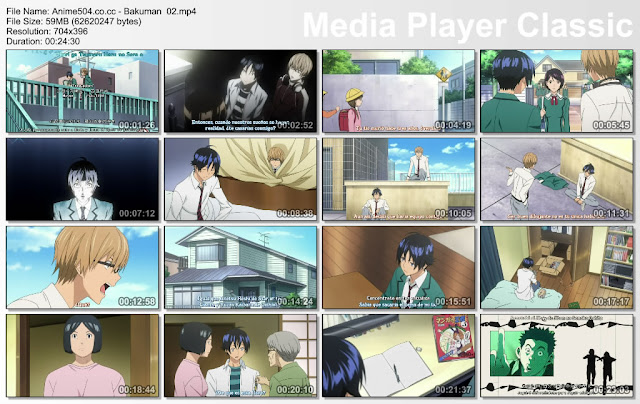 Bakuman [25/25][60MB/MP4][SubESP]   Anime504.co.cc+-+Bakuman++02