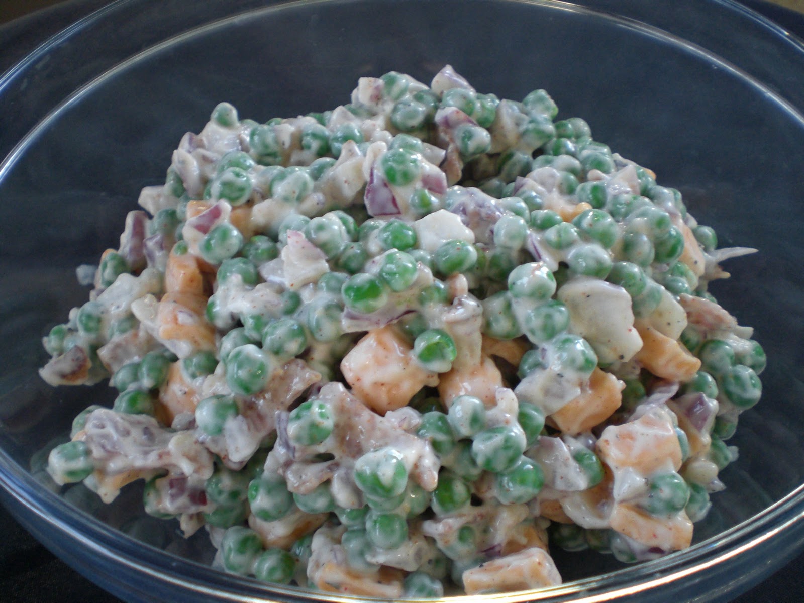 pea salad with cheese pea salad with cheese