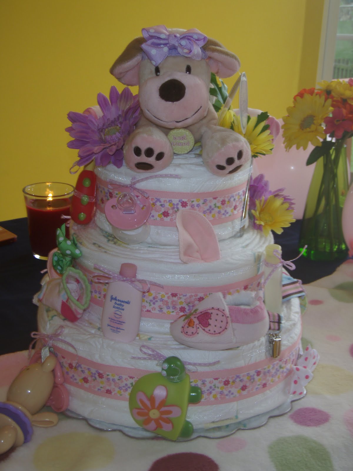 Personalized Diaper Cakes Diaper Cake Examples