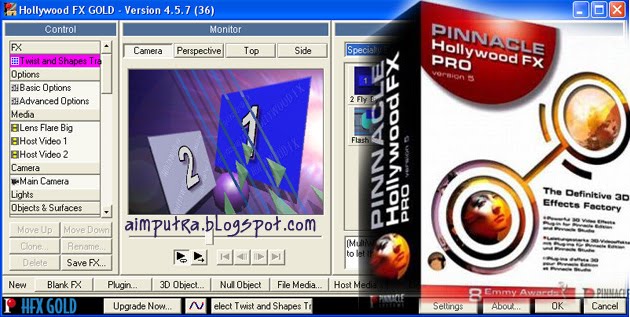 Pinnacle Hollywood FX (free version) download for PC