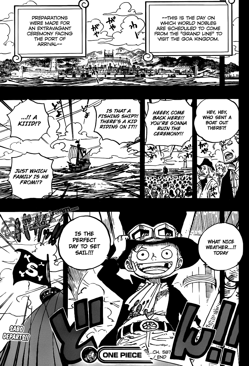 Read One Piece 587 Online | 16 - Press F5 to reload this image