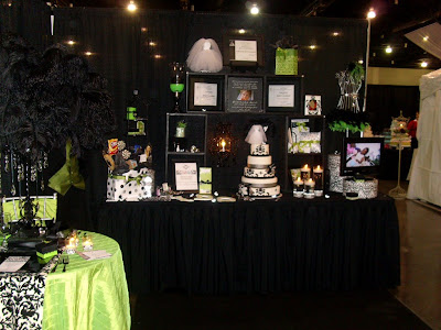 Here are some pictures of our booth for the ones that did not get to make 