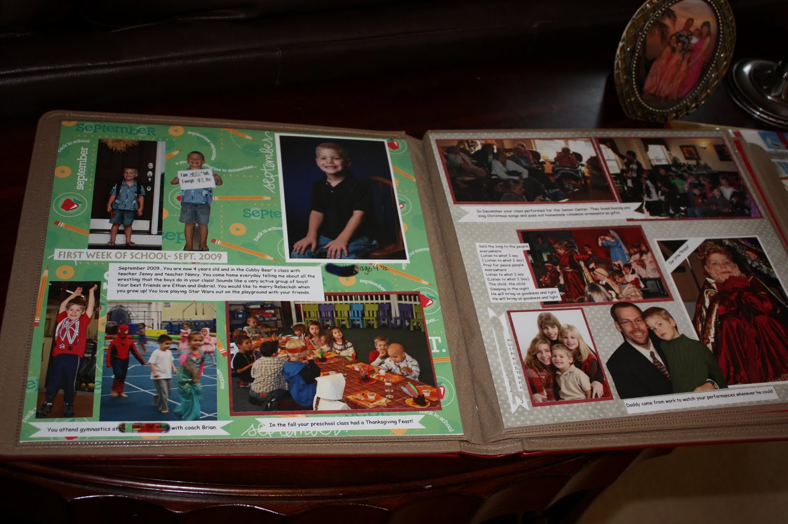 a dash of scraps Preschool Album