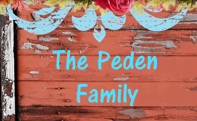 peden family blog