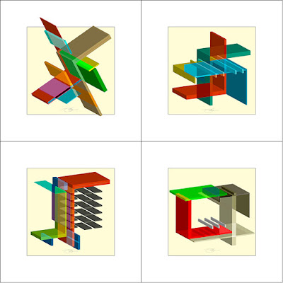 01.01.11 Series structures art dimensional+3d