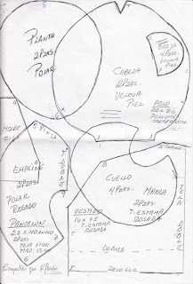 moldes de muñecos bebes de trapo