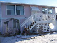 Our beach home in the snow