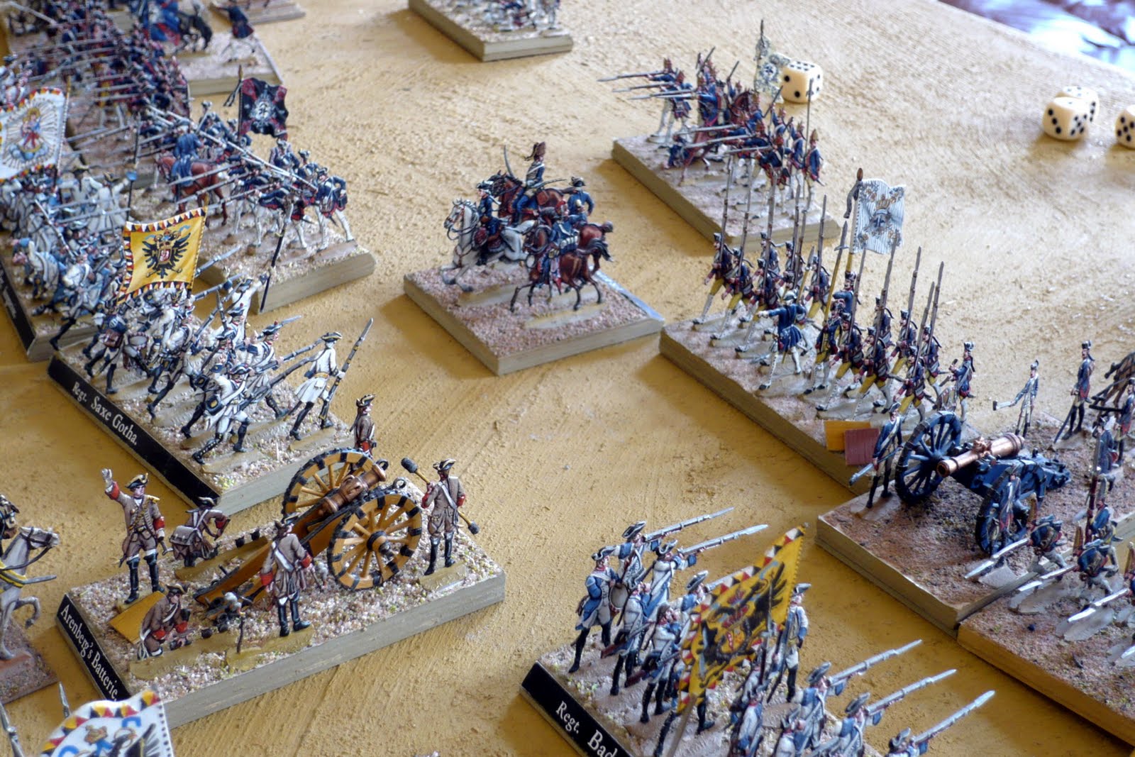 My Seven Year's War Refight of 1741 battle of Mollwitz