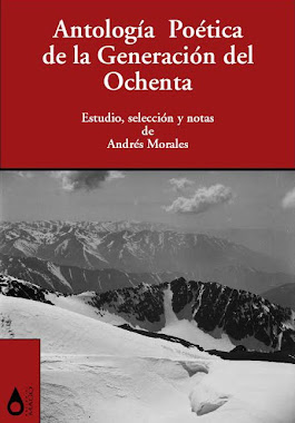 ANTOLOGÍA POÉTICA DE LA GENERACIÓN DEL OCHENTA