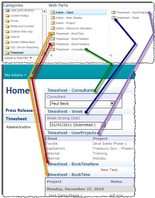 my sharepoint notes timesheet solution for sharepoint 2010 part 4