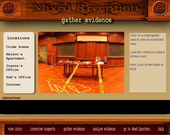 Creative, Collaborative, Lifelong learners Crime Scene Investigation