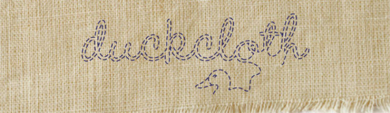 Duckcloth...the blog