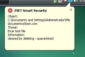 TEST CON EL BLOC DE NOTAS