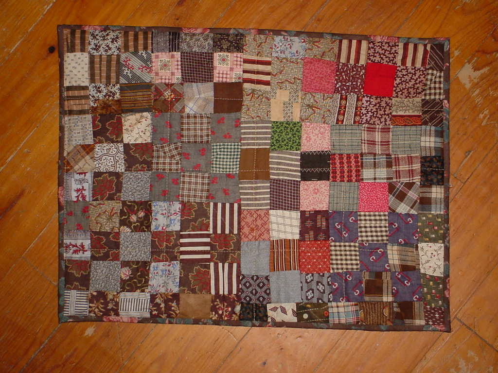 Busy Thimble A couple of antique doll quilts