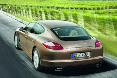 2011 Porsche Panamera V6 Rear Angle View