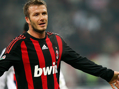 Beckham Ac Milan Football Wallpaper