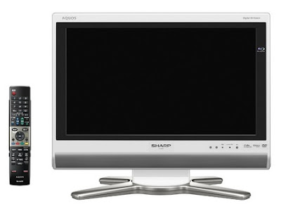 Sharp AQUOS LC-20DX1 with a built-in Blu-ray Burner