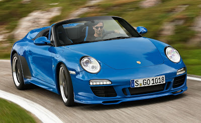 2011 Porsche 911 Speedster Front Angle View