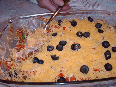 Refried Bean 7 Layer Dip