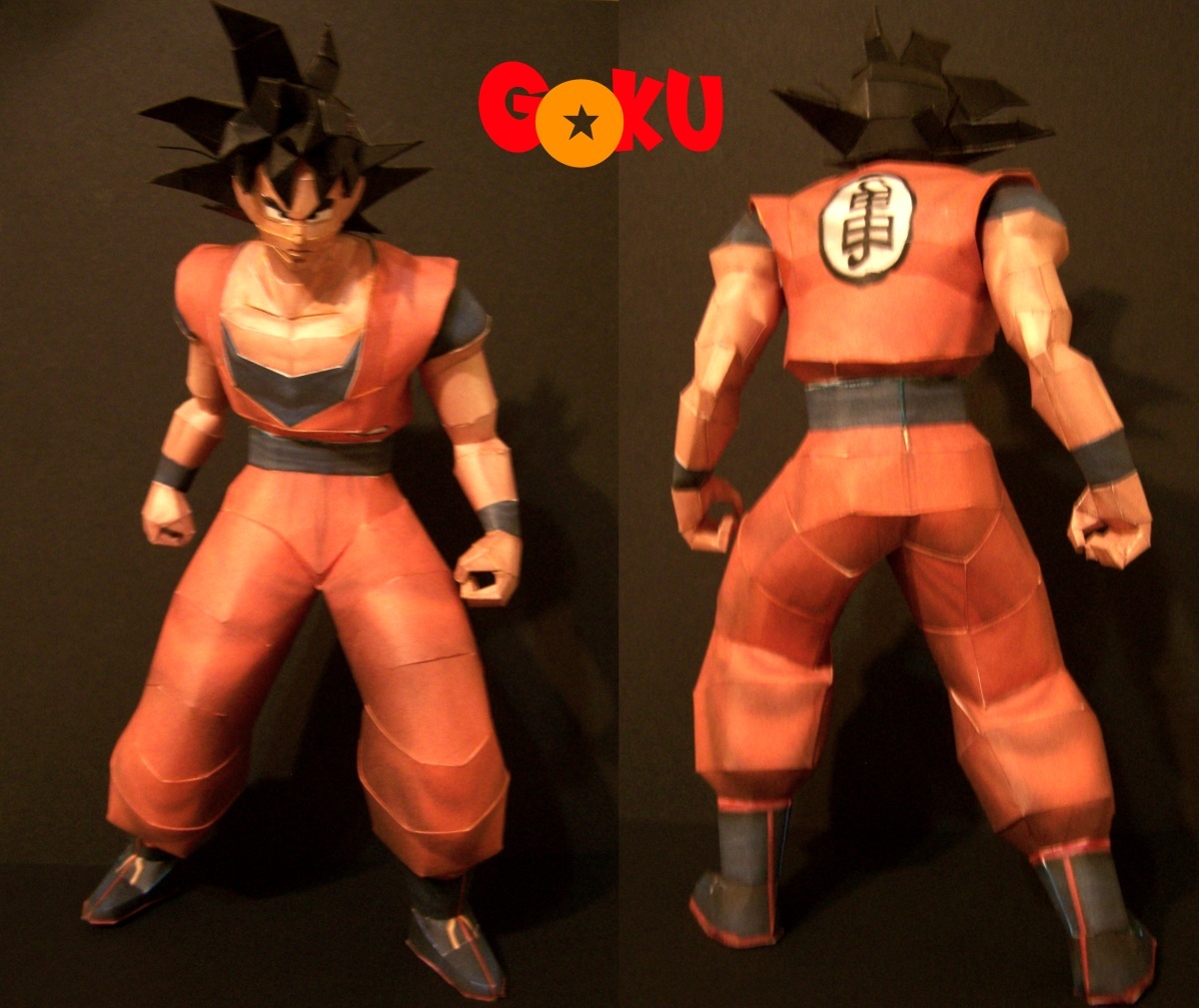 Dragon BallZ Goku Papercraft Free Papercraft Papermodel
