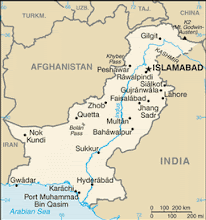 MAP OF PAKISTAN