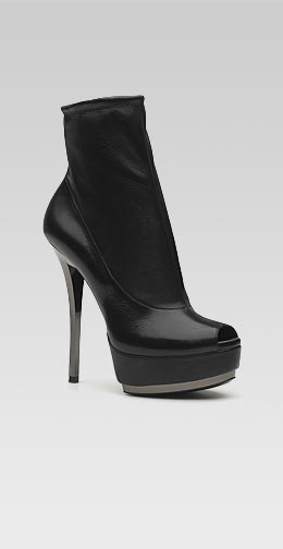 Gucci Peep Toe Booties