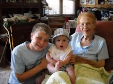 Great Grandma Lila and her 2 Grandsons ( so far!)