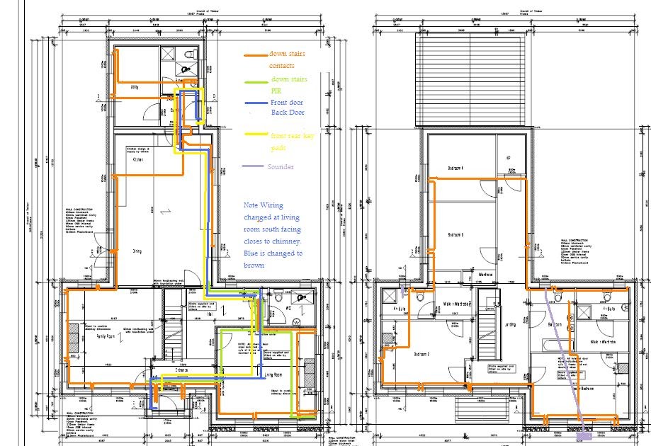 my wiring: Data and audio and Video.