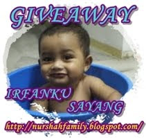 GIVEAWAY IRFANKU SAYANG