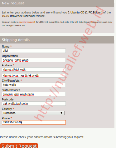 pesan cd ubuntu maverick meerkat