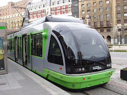 Ancho de vía en el tranvia de Vitoria