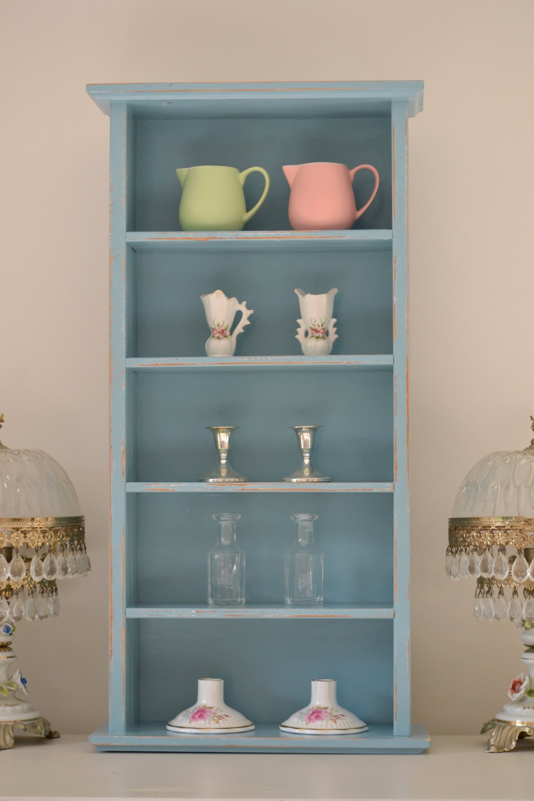 Shelf Makeover Paint Me White