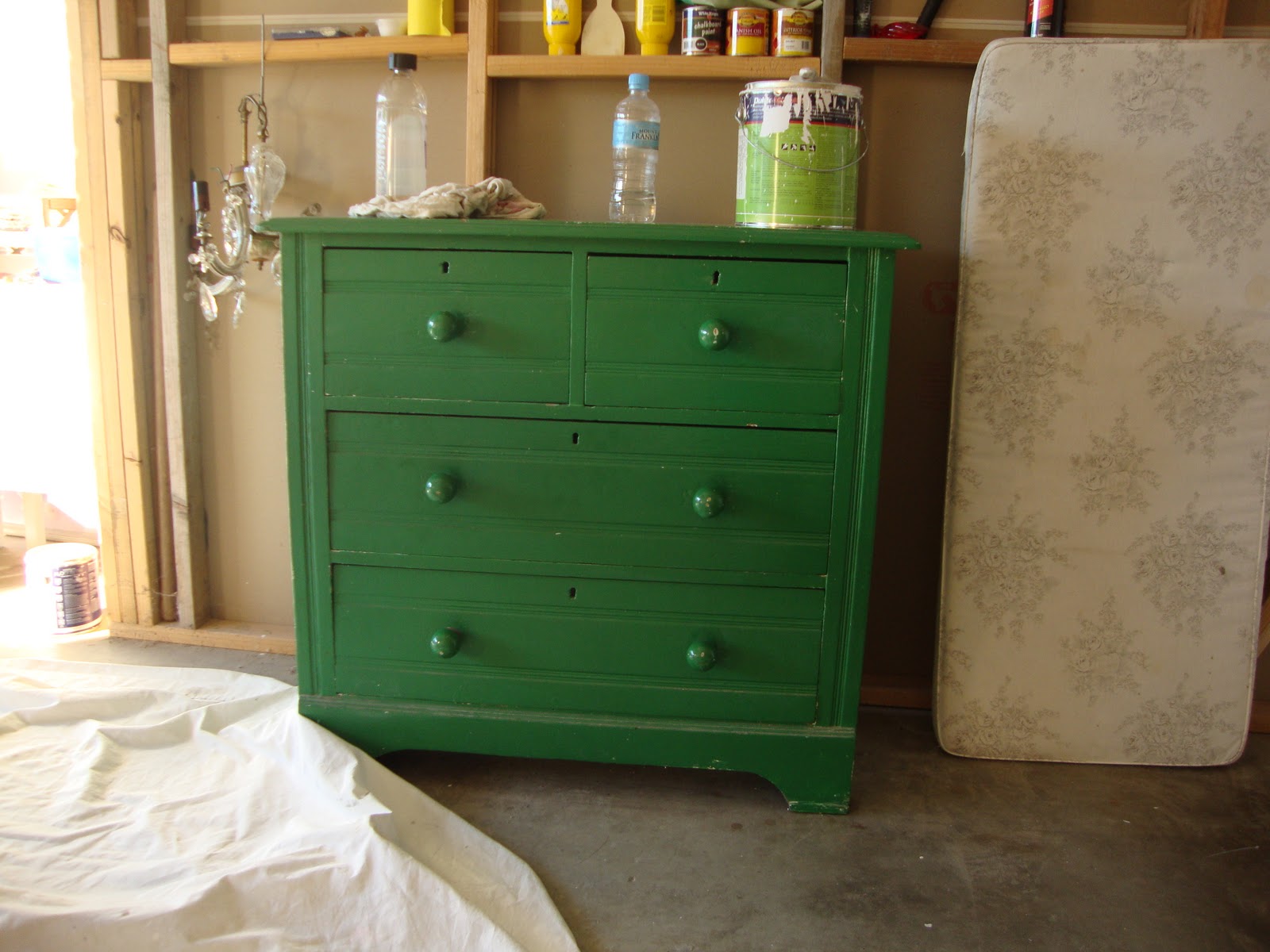 Pine Drawer Makeover Paint Me White