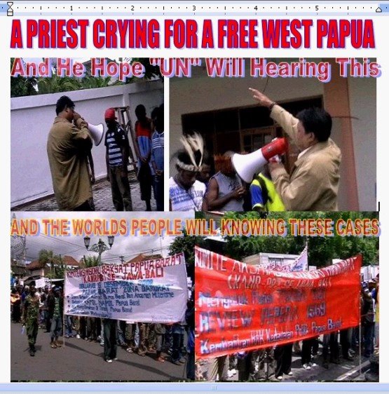 MANY PRIEST CRYING FOR A FREE WEST PAPUA