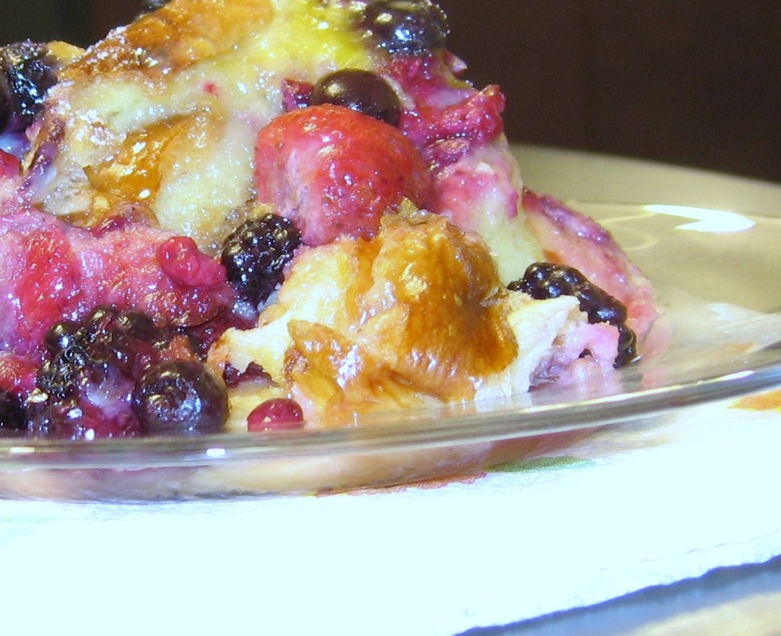 Berry Bread Pudding