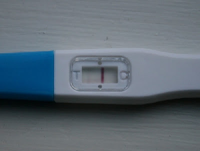 Hvid streg på graviditetstest