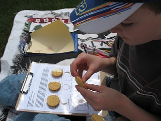 What's in the Box?: Oreo Cookie Moon Phases activity