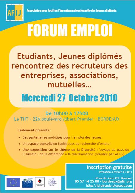 rencontre recrutement toulouse 25 octobre 2012