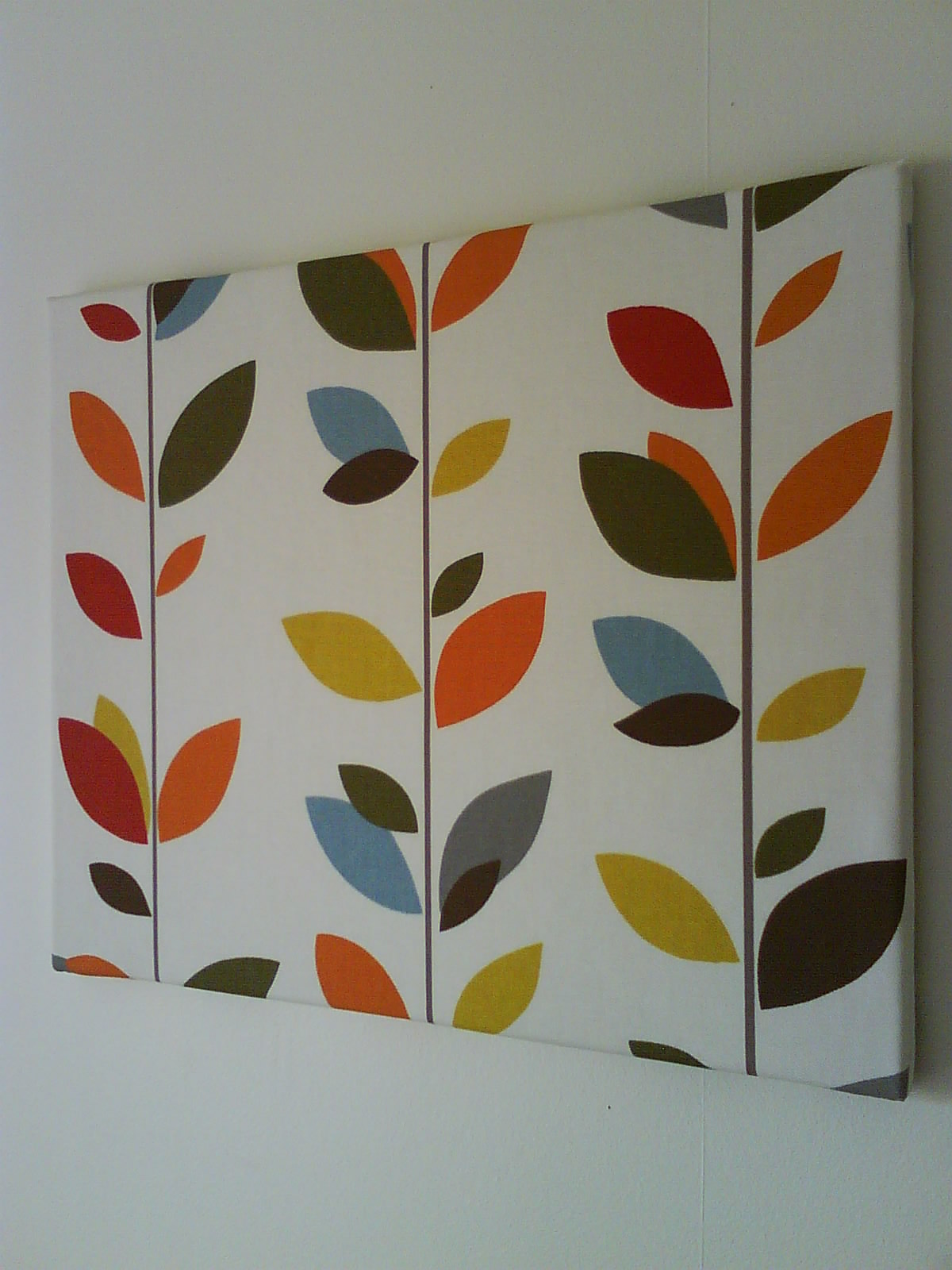 anminternational Colourful Multi Stem fabric canvas Wall Art 510X410mm