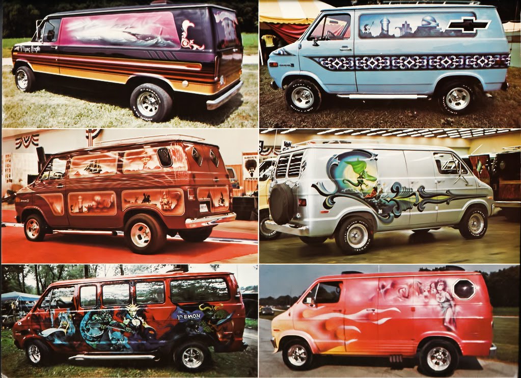 Vandoleros, Van Club Mural ideas from Hot Rod Jan '76