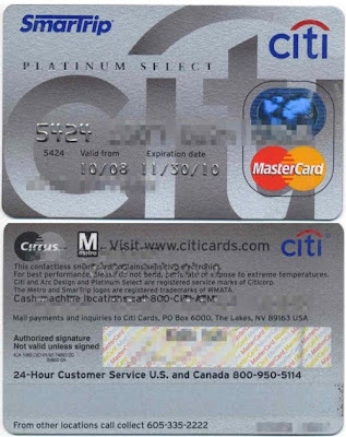 card credit mastercard citibank metro bit program smartrip